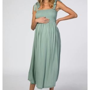 Pink Blush Maternity Dress